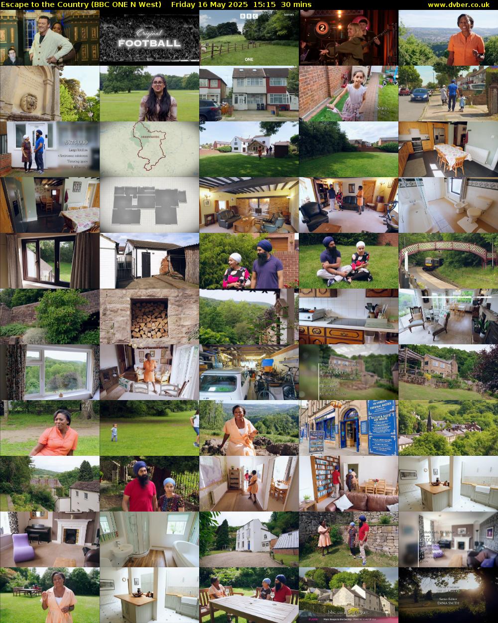 Escape to the Country (BBC ONE N West) Friday 16 May 2025 15:15 - 15:45