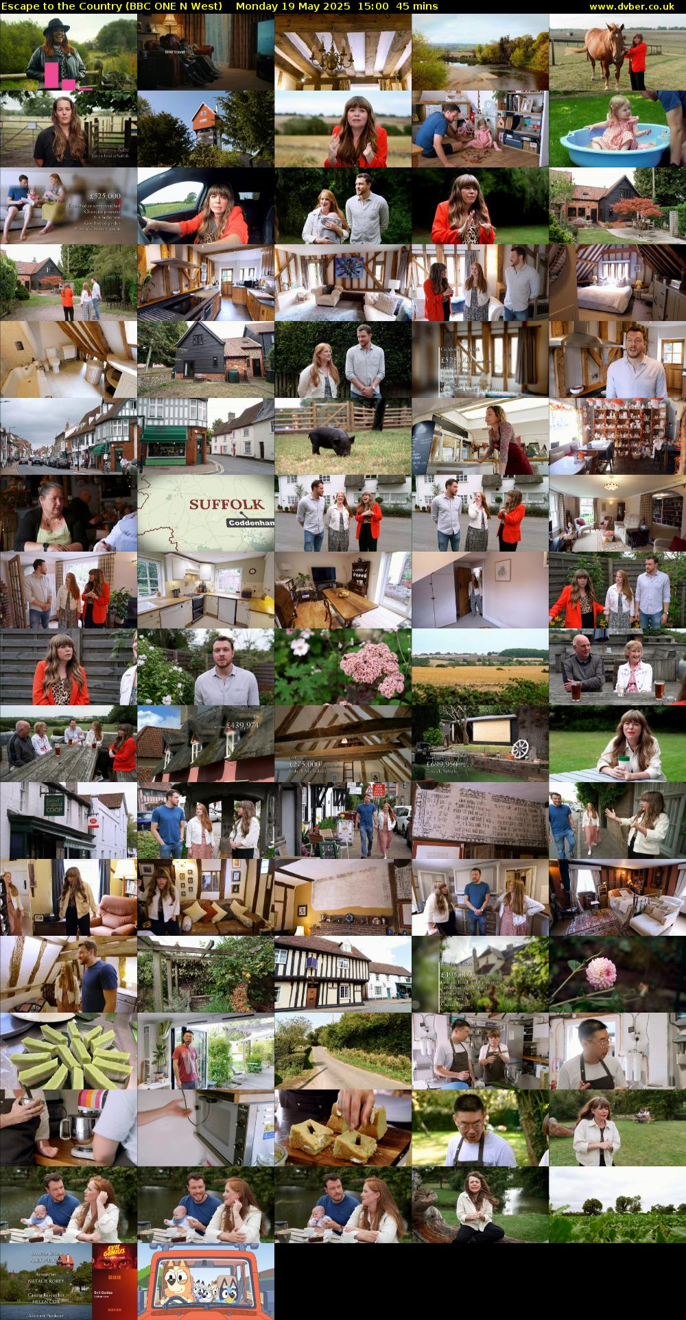 Escape to the Country (BBC ONE N West) Monday 19 May 2025 15:00 - 15:45