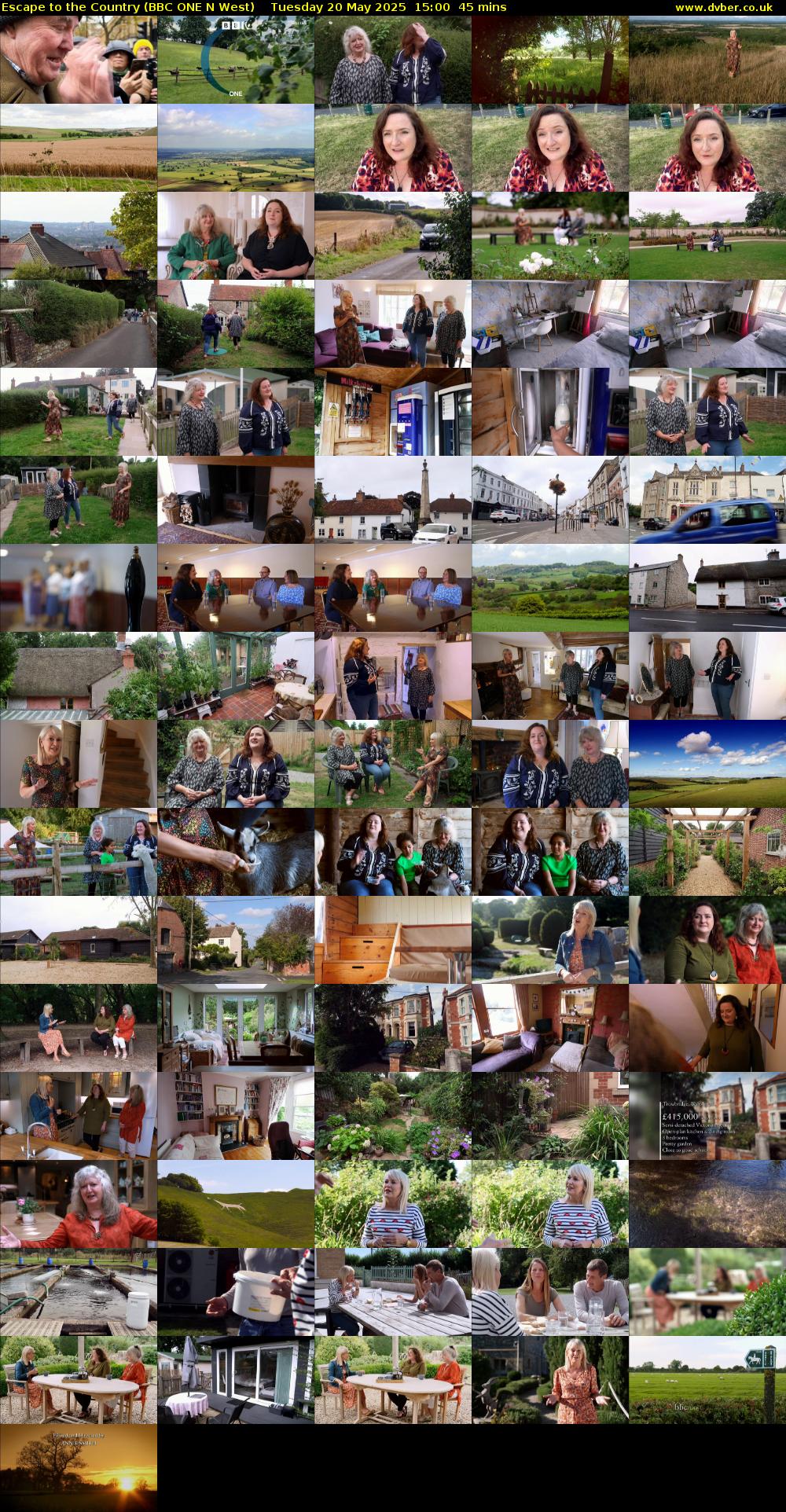 Escape to the Country (BBC ONE N West) Tuesday 20 May 2025 15:00 - 15:45