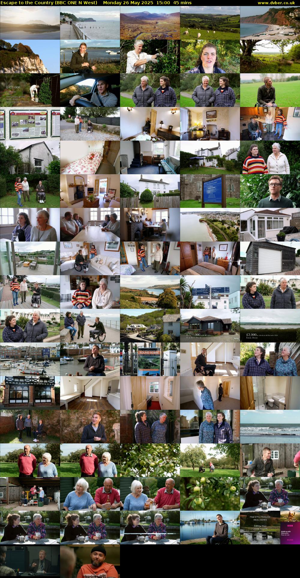 Escape to the Country (BBC ONE N West) Monday 26 May 2025 15:00 - 15:45