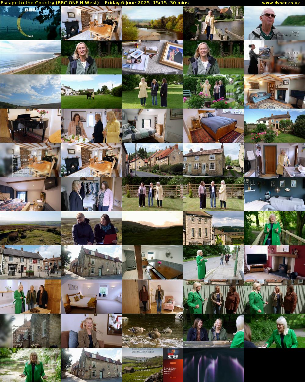 Escape to the Country (BBC ONE N West) Friday 6 June 2025 15:15 - 15:45