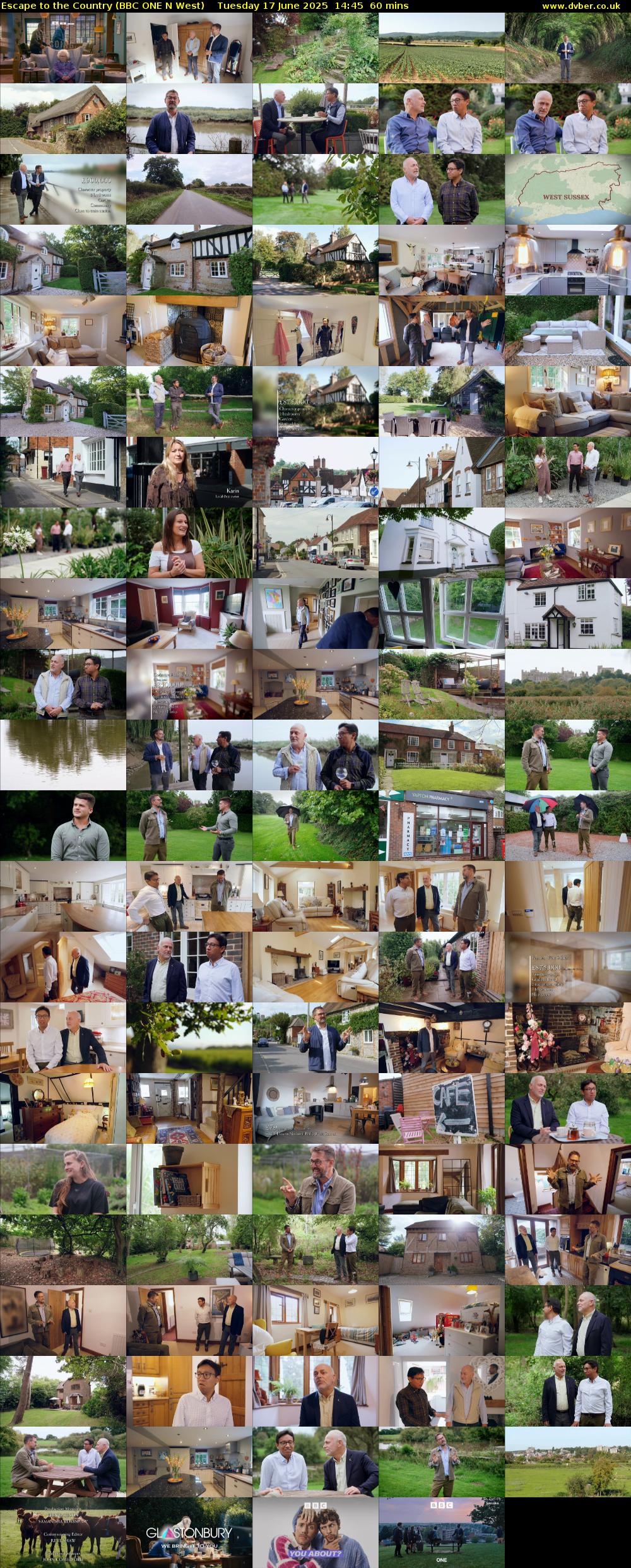 Escape to the Country (BBC ONE N West) Tuesday 17 June 2025 14:45 - 15:45