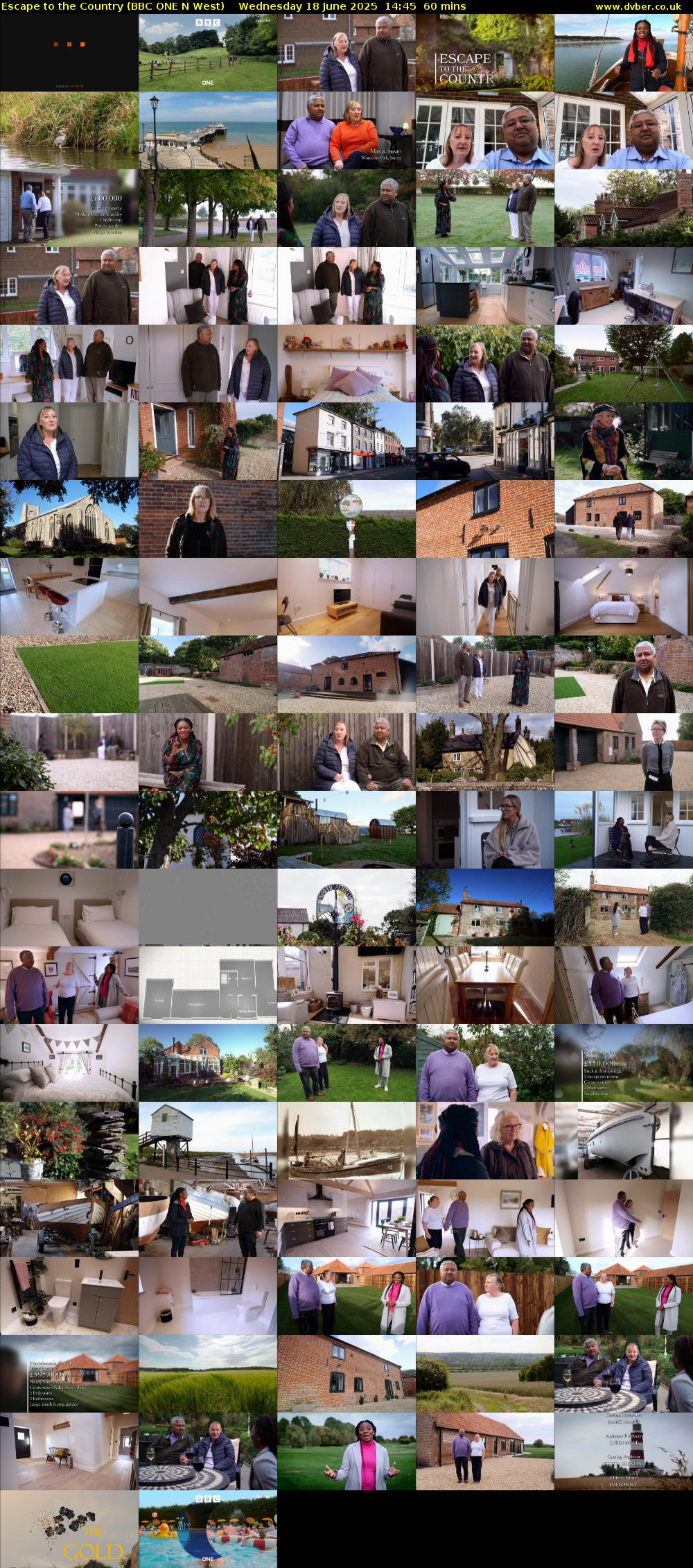 Escape to the Country (BBC ONE N West) Wednesday 18 June 2025 14:45 - 15:45