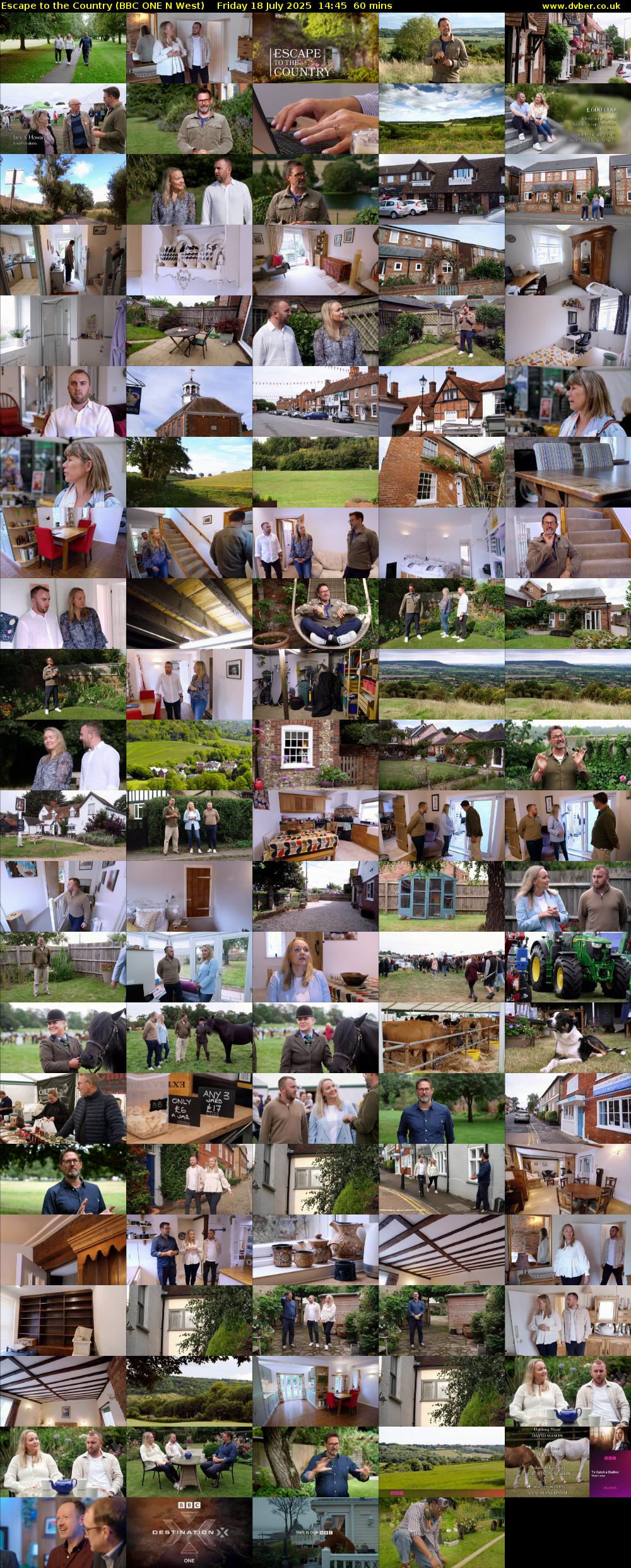 Escape to the Country (BBC ONE N West) Friday 18 July 2025 14:45 - 15:45