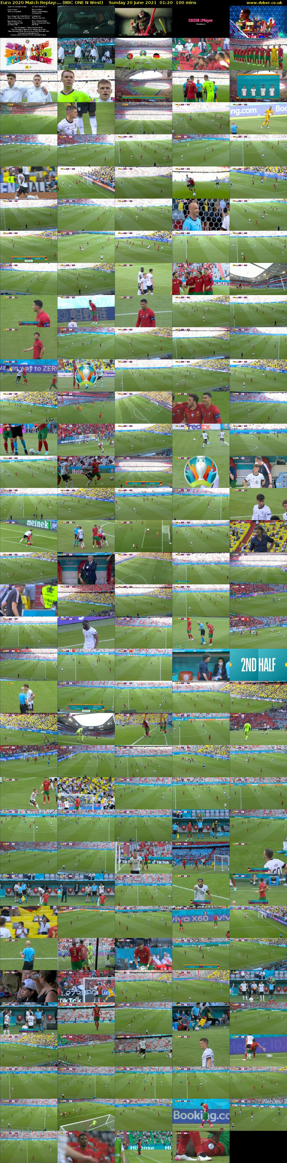 Euro 2020 Match Replay:... (BBC ONE N West) Sunday 20 June 2021 01:20 - 03:00