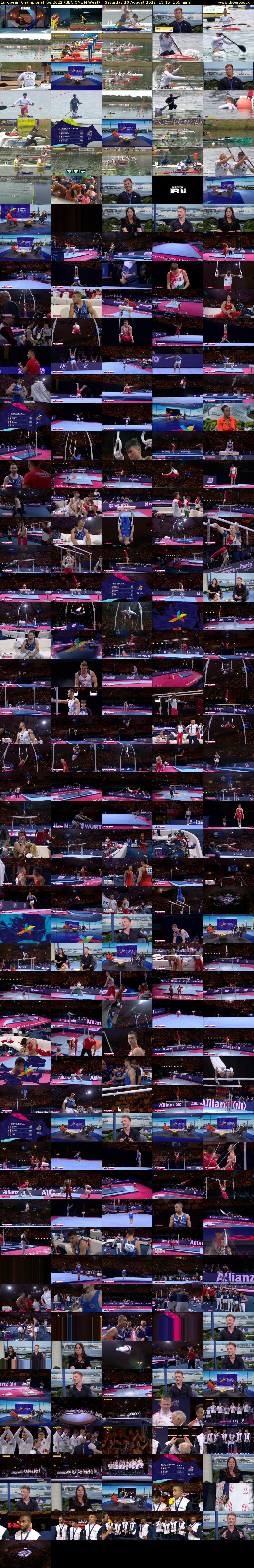 European Championships 2022 (BBC ONE N West) Saturday 20 August 2022 13:15 - 16:30