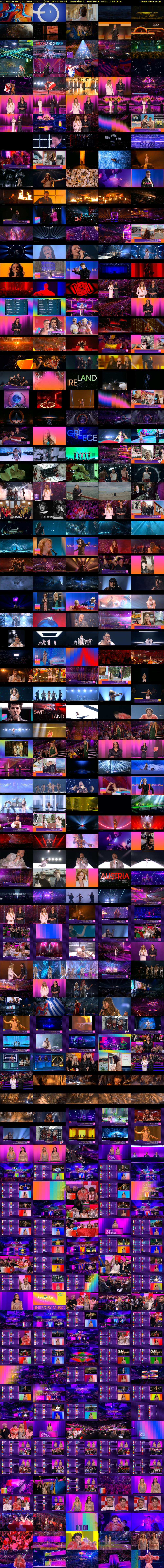 Eurovision Song Contest 2024:... (BBC ONE N West) Saturday 11 May 2024 20:00 - 23:55
