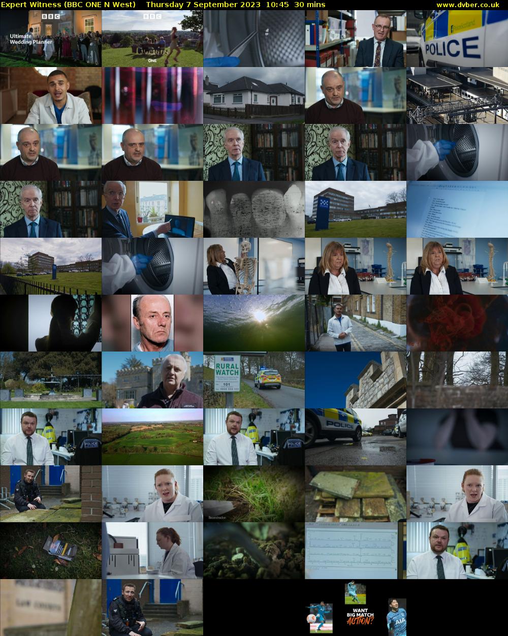 Expert Witness (BBC ONE N West) Thursday 7 September 2023 10:45 - 11:15
