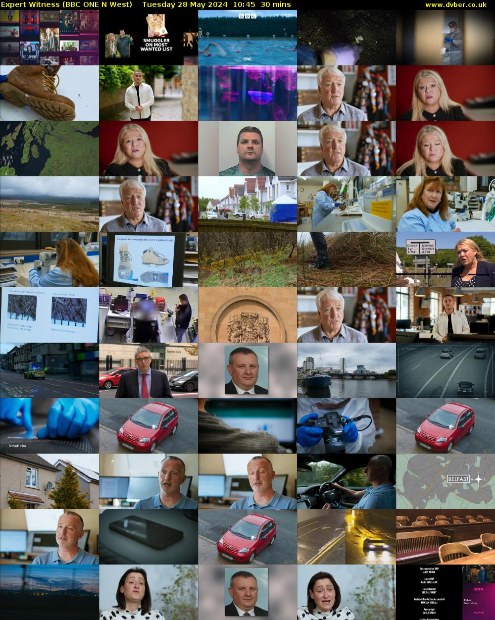 Expert Witness (BBC ONE N West) Tuesday 28 May 2024 10:45 - 11:15
