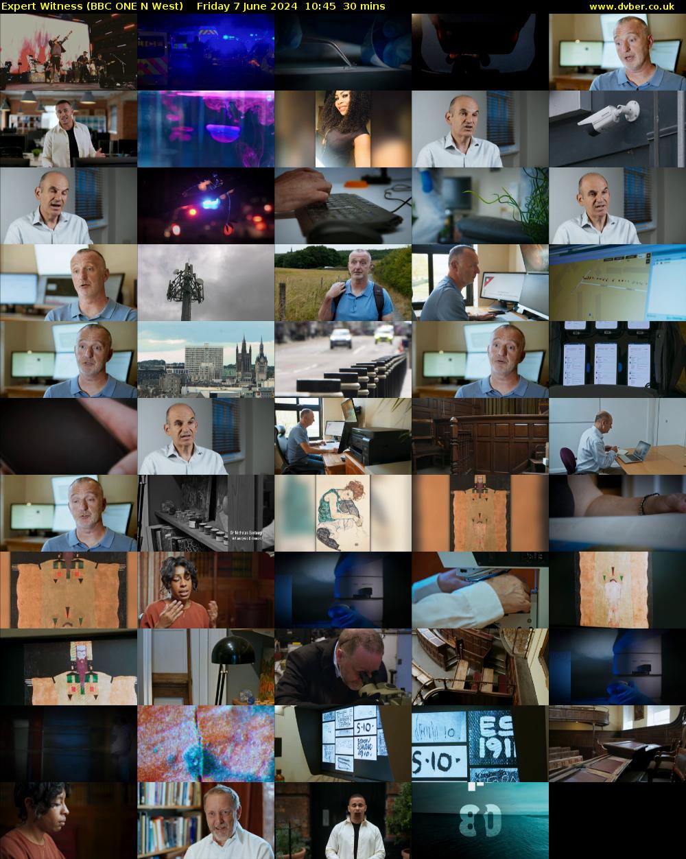 Expert Witness (BBC ONE N West) Friday 7 June 2024 10:45 - 11:15