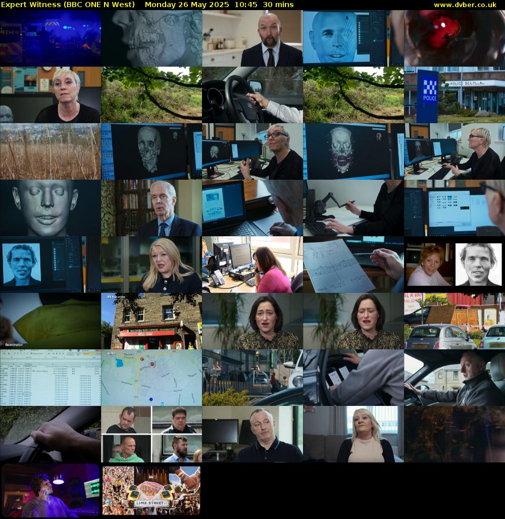 Expert Witness (BBC ONE N West) Monday 26 May 2025 10:45 - 11:15