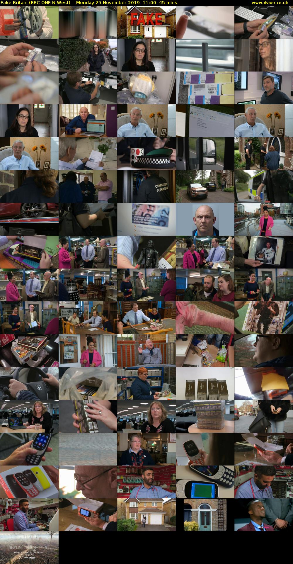 Fake Britain (BBC ONE N West) Monday 25 November 2019 11:00 - 11:45