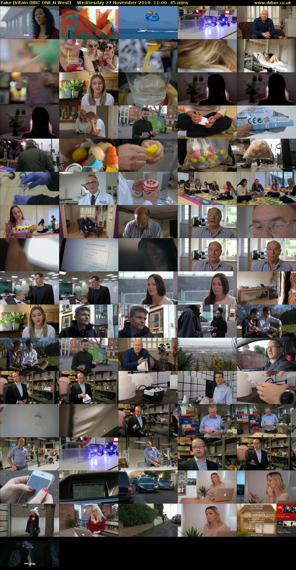 Fake Britain (BBC ONE N West) Wednesday 27 November 2019 11:00 - 11:45