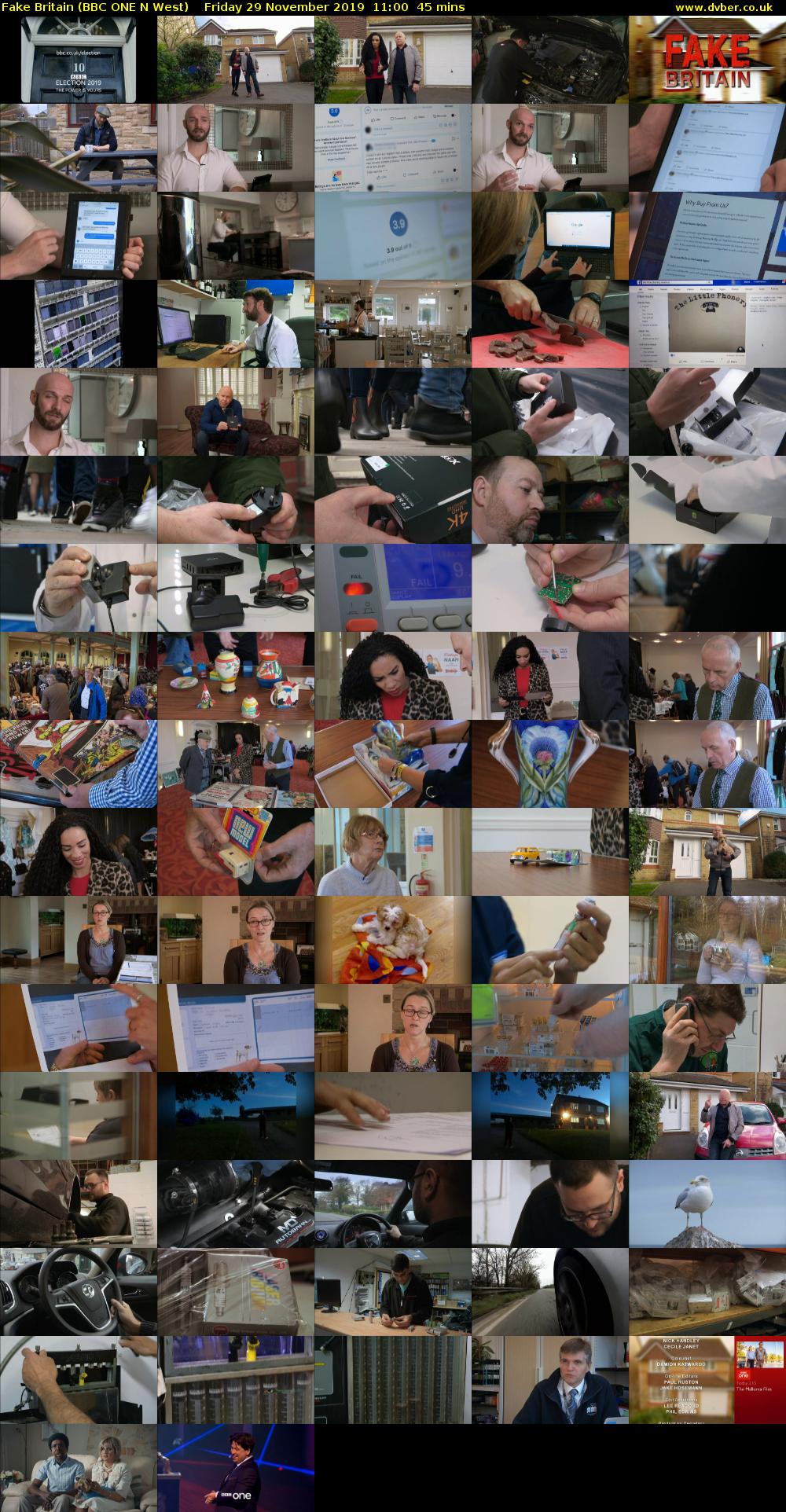 Fake Britain (BBC ONE N West) Friday 29 November 2019 11:00 - 11:45