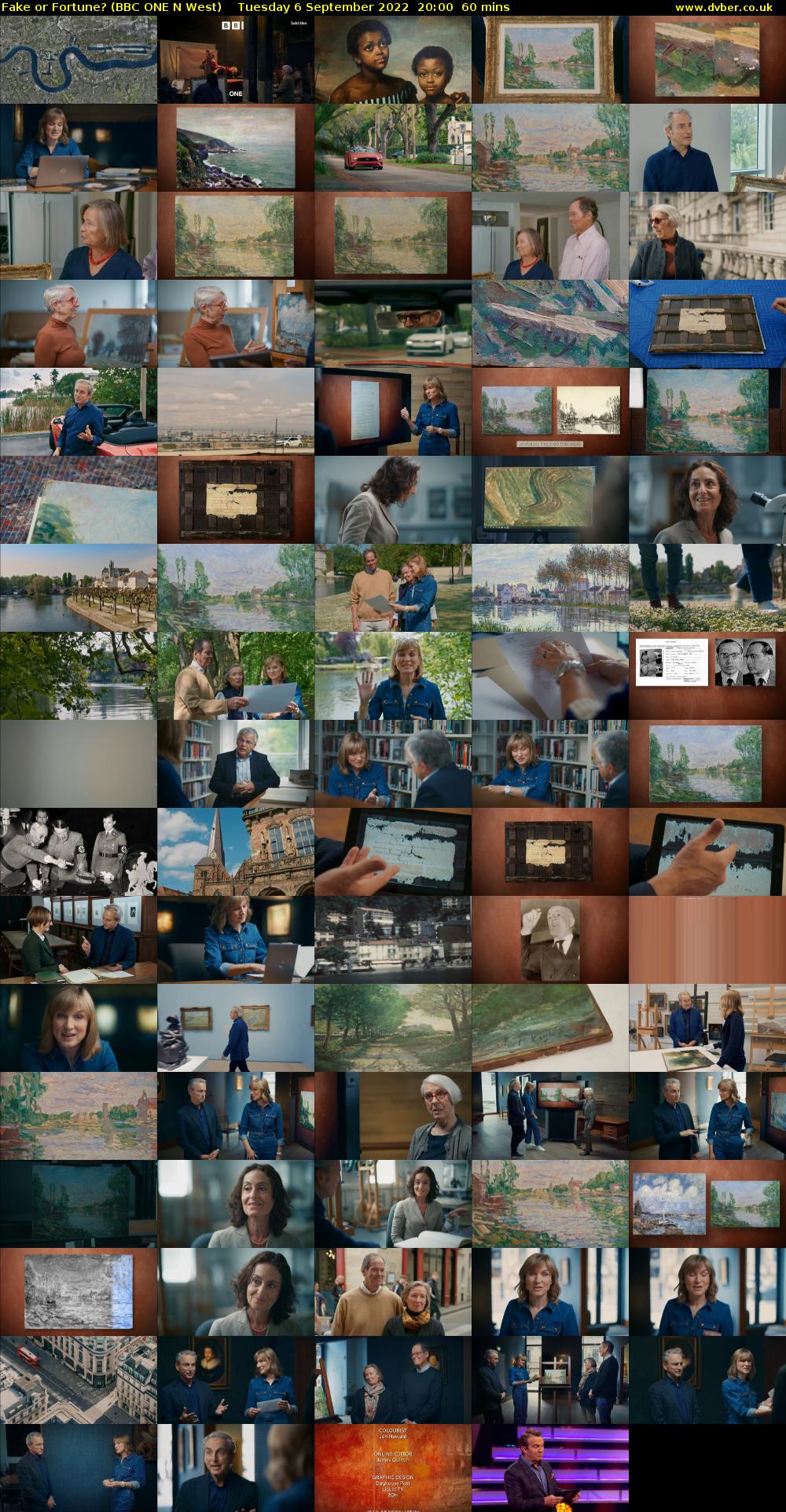 Fake or Fortune? (BBC ONE N West) Tuesday 6 September 2022 20:00 - 21:00