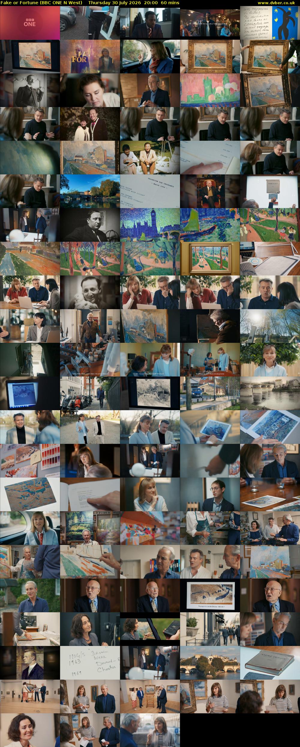 Fake or Fortune (BBC ONE N West) Thursday 30 July 2026 20:00 - 21:00
