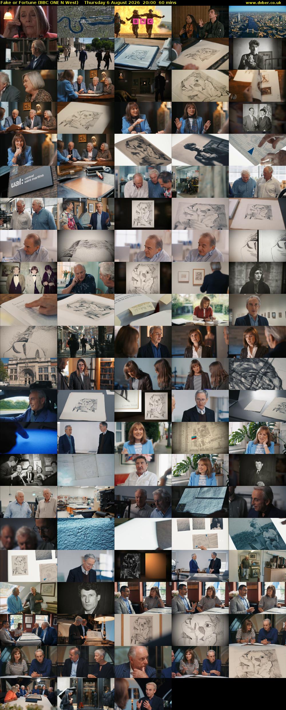Fake or Fortune (BBC ONE N West) Thursday 6 August 2026 20:00 - 21:00