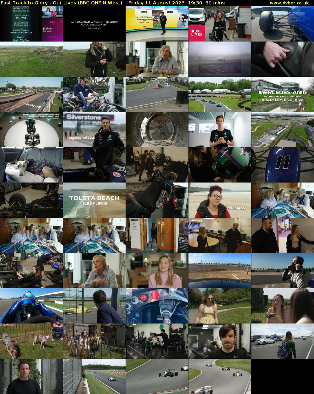 Fast Track to Glory - Our Lives (BBC ONE N West) Friday 11 August 2023 19:30 - 20:00