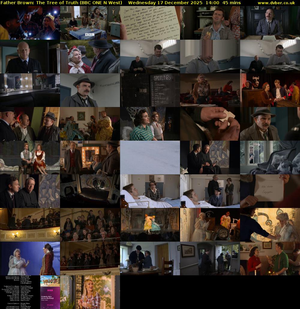 Father Brown: The Tree of Truth (BBC ONE N West) Wednesday 17 December 2025 14:00 - 14:45