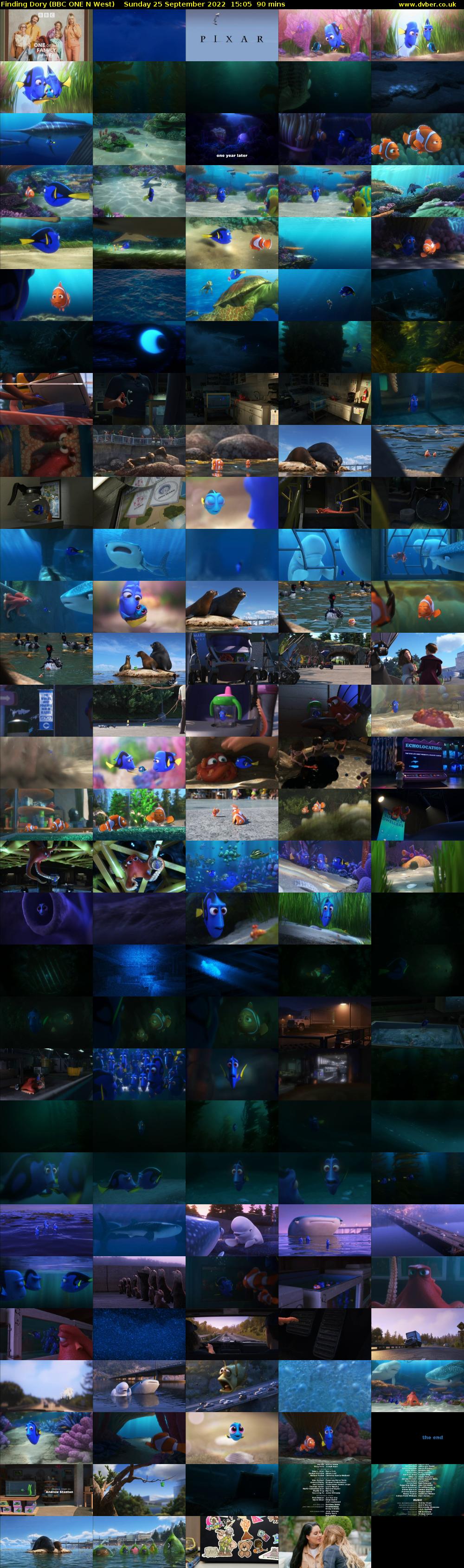 Finding Dory (BBC ONE N West) Sunday 25 September 2022 15:05 - 16:35