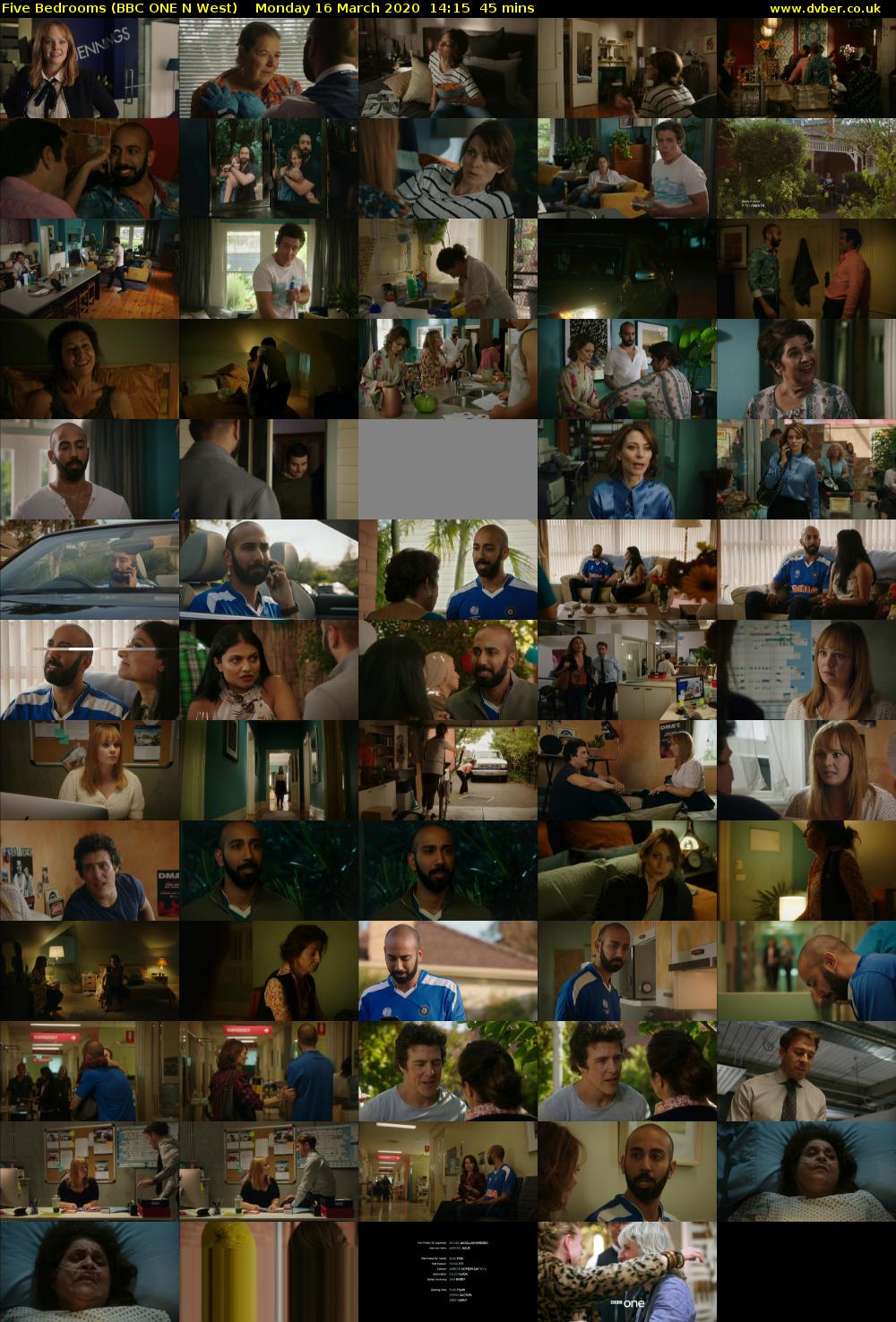 Five Bedrooms (BBC ONE N West) Monday 16 March 2020 14:15 - 15:00