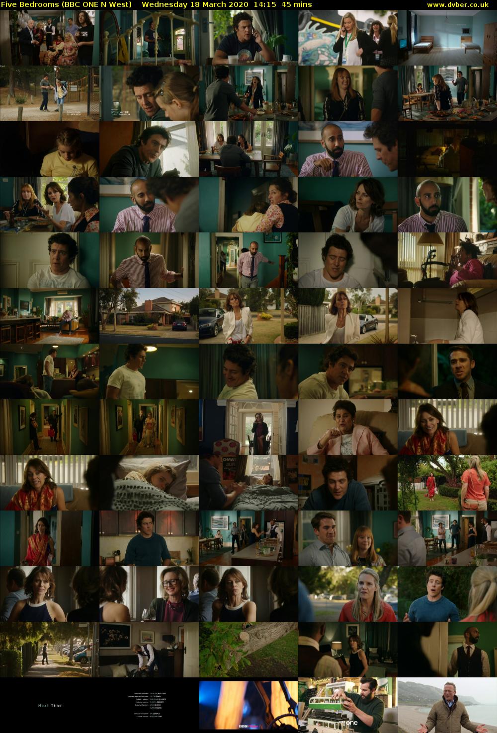 Five Bedrooms (BBC ONE N West) Wednesday 18 March 2020 14:15 - 15:00