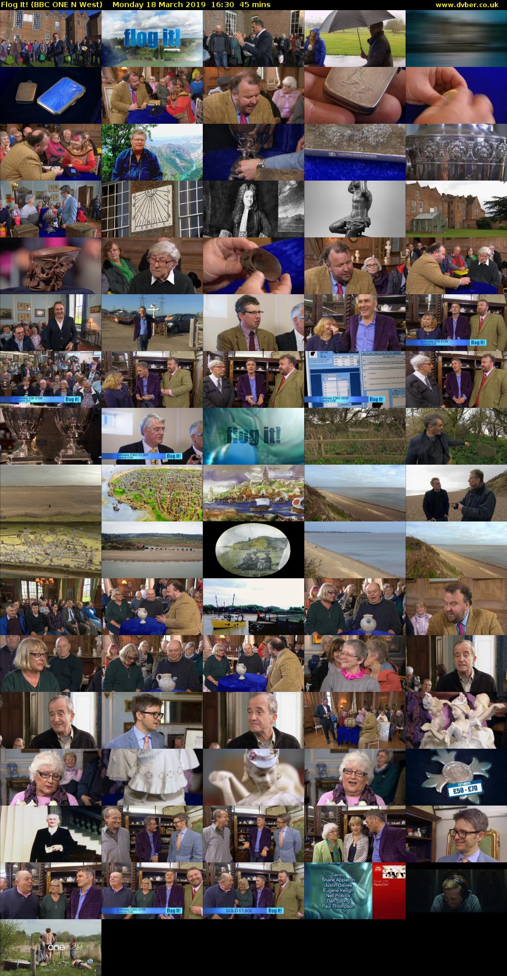 Flog It! (BBC ONE N West) Monday 18 March 2019 16:30 - 17:15