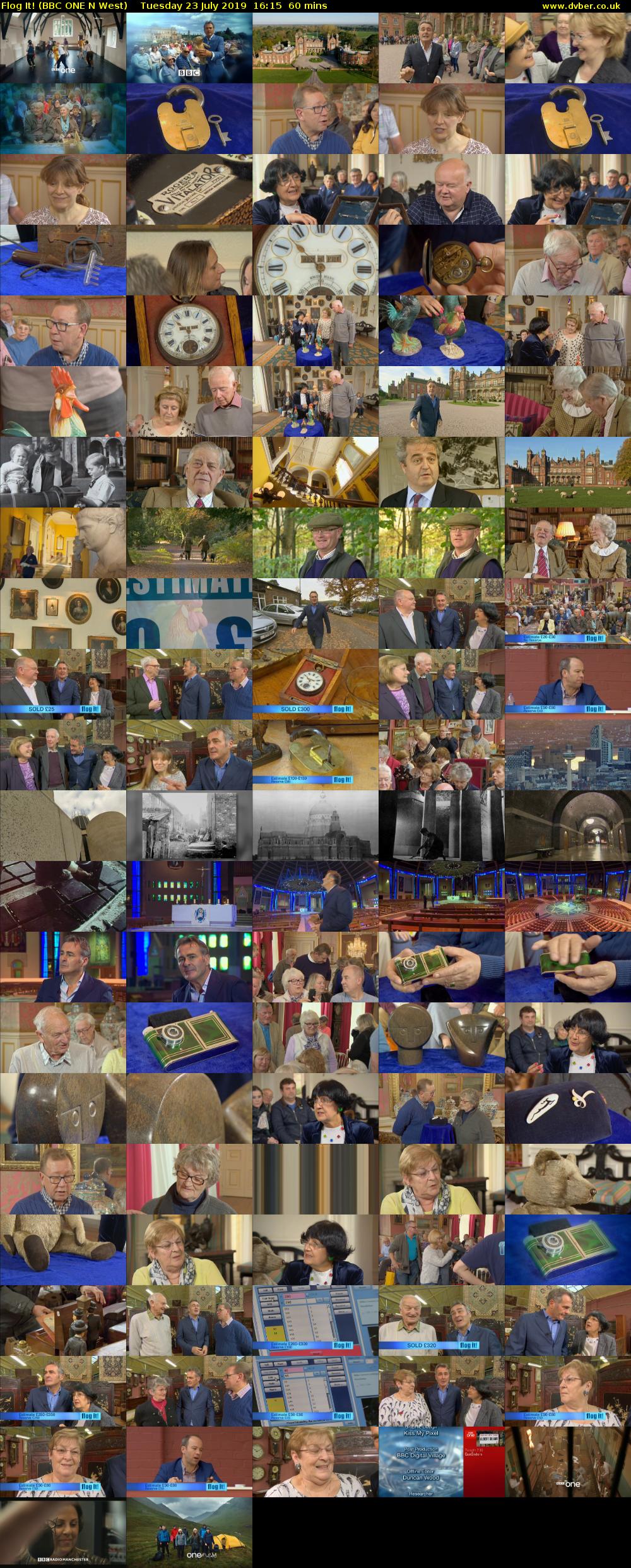 Flog It! (BBC ONE N West) Tuesday 23 July 2019 16:15 - 17:15