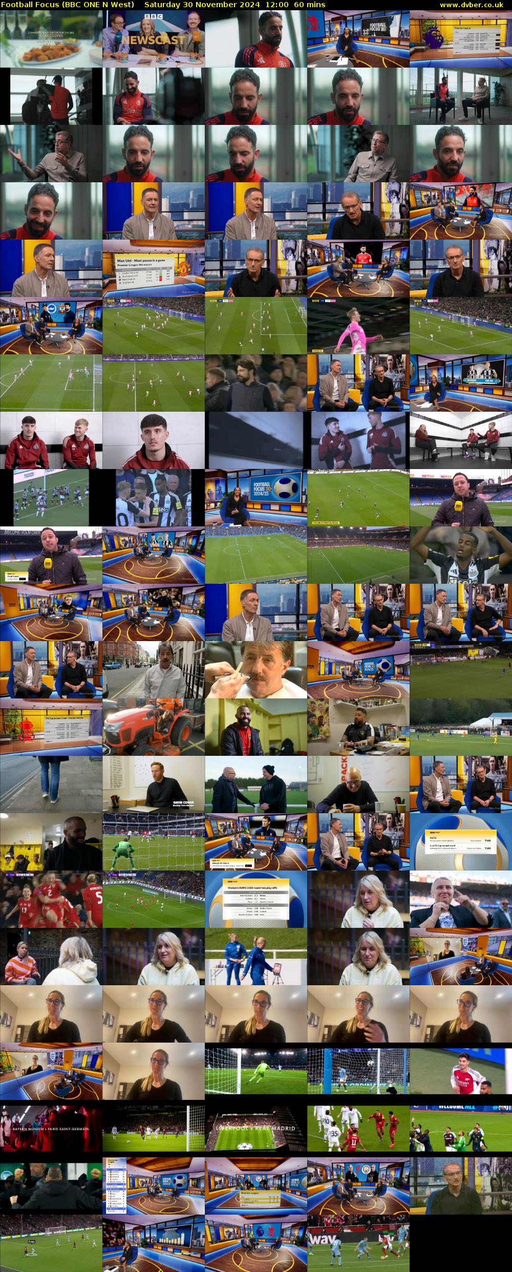 Football Focus (BBC ONE N West) Saturday 30 November 2024 12:00 - 13:00