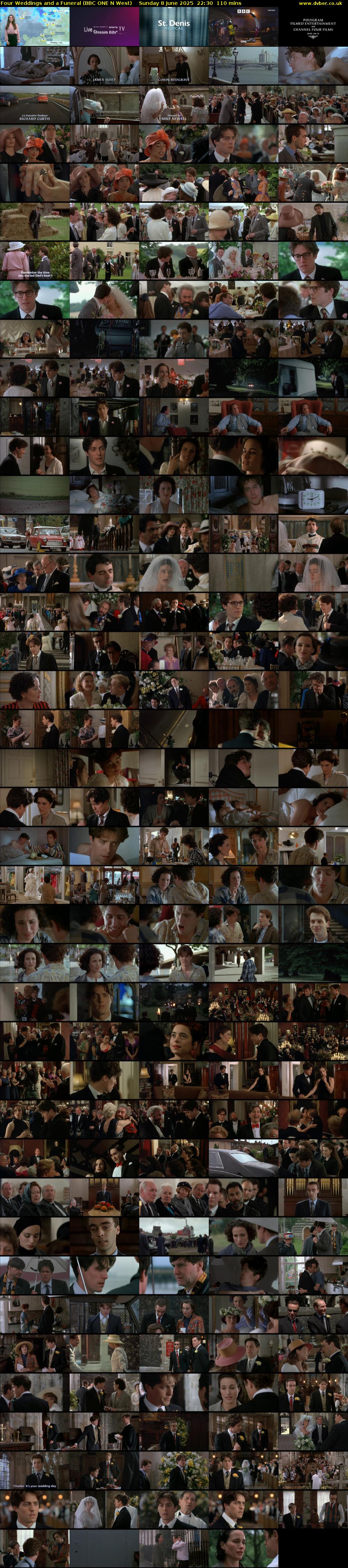 Four Weddings and a Funeral (BBC ONE N West) Sunday 8 June 2025 22:30 - 00:20