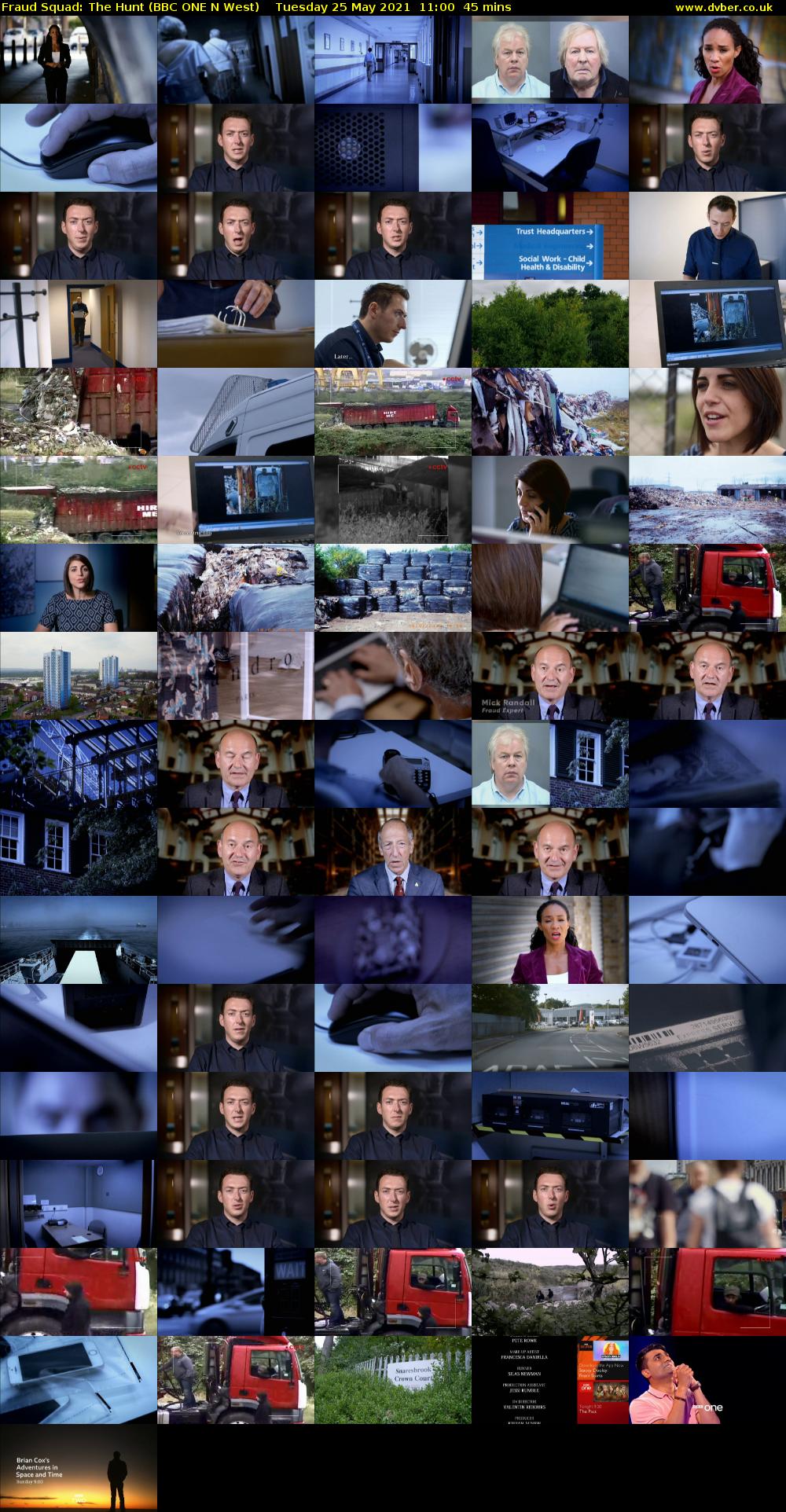 Fraud Squad: The Hunt (BBC ONE N West) Tuesday 25 May 2021 11:00 - 11:45