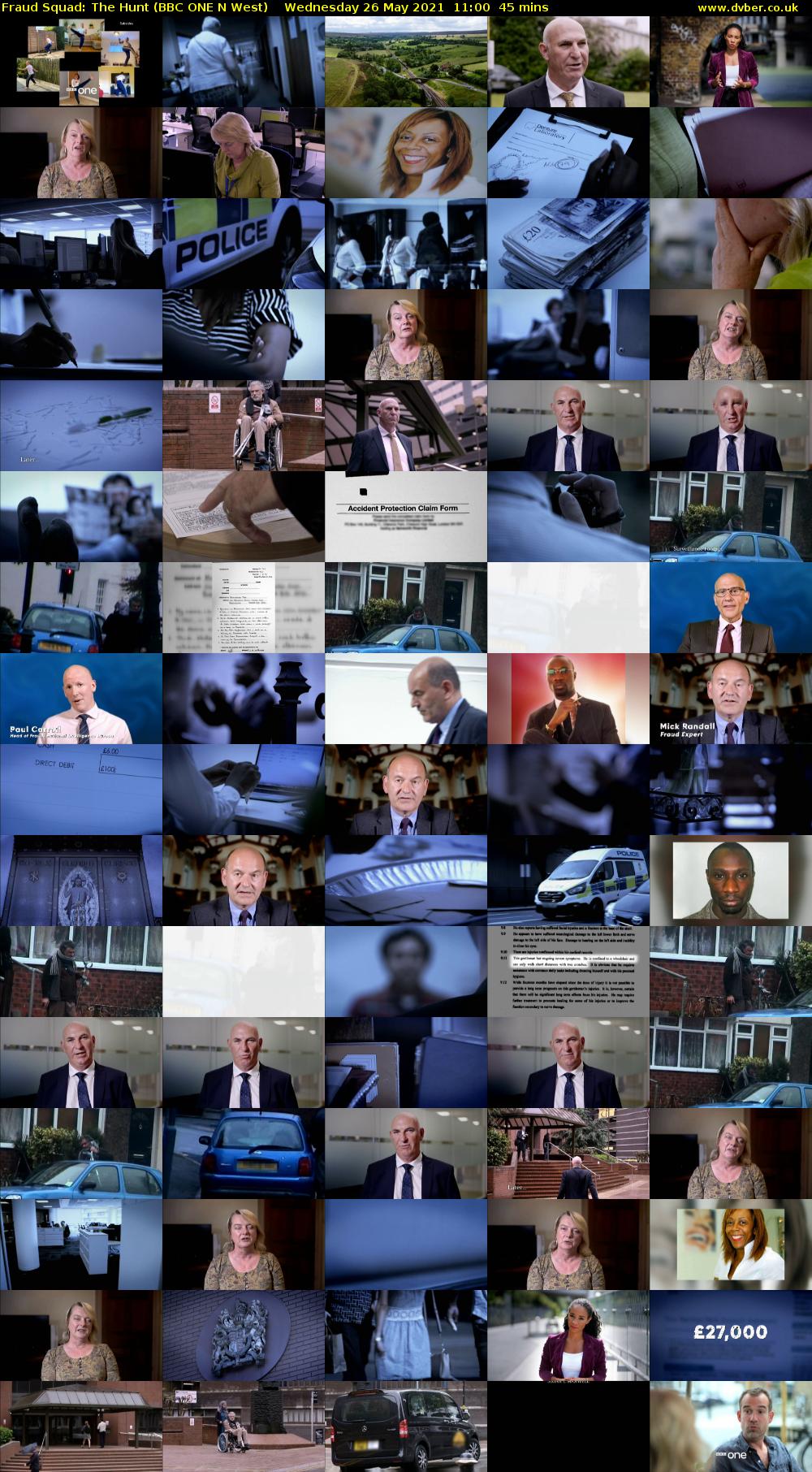 Fraud Squad: The Hunt (BBC ONE N West) Wednesday 26 May 2021 11:00 - 11:45