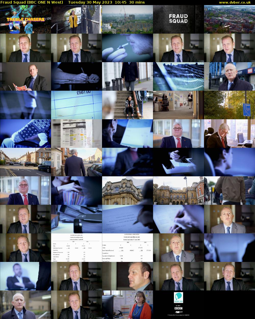 Fraud Squad (BBC ONE N West) Tuesday 30 May 2023 10:45 - 11:15