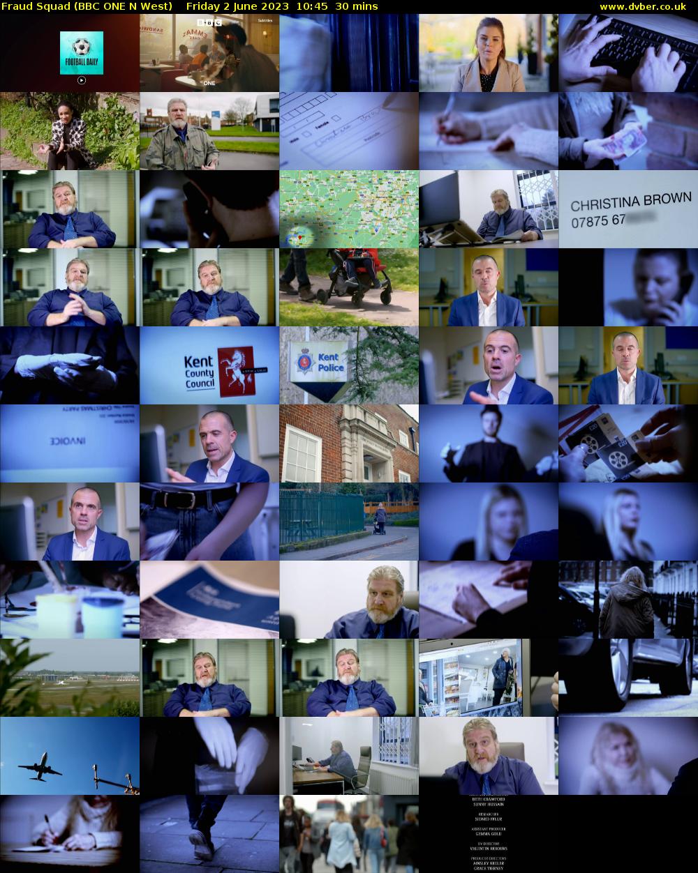 Fraud Squad (BBC ONE N West) Friday 2 June 2023 10:45 - 11:15