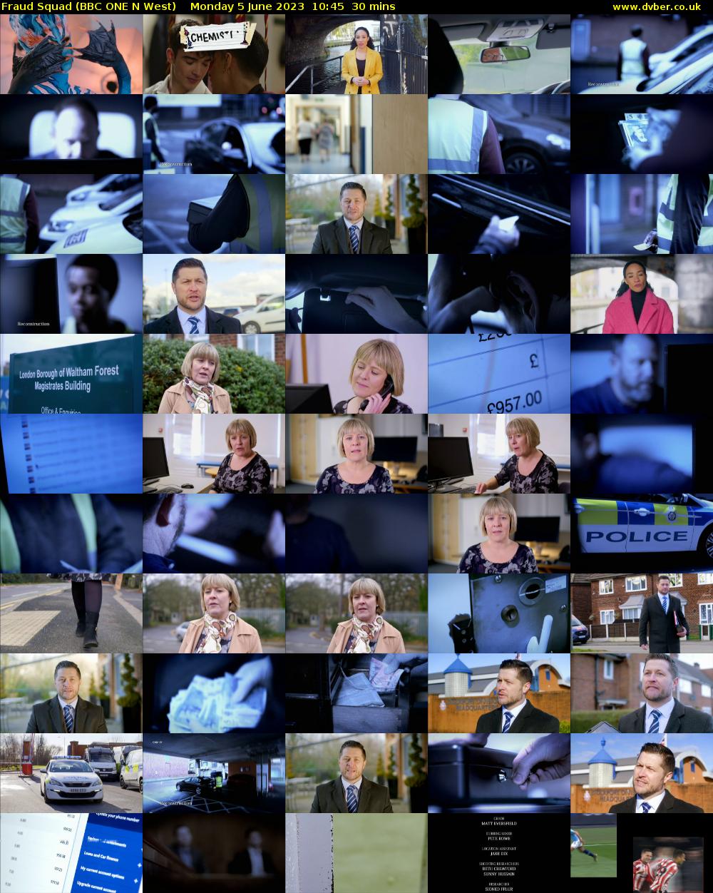 Fraud Squad (BBC ONE N West) Monday 5 June 2023 10:45 - 11:15