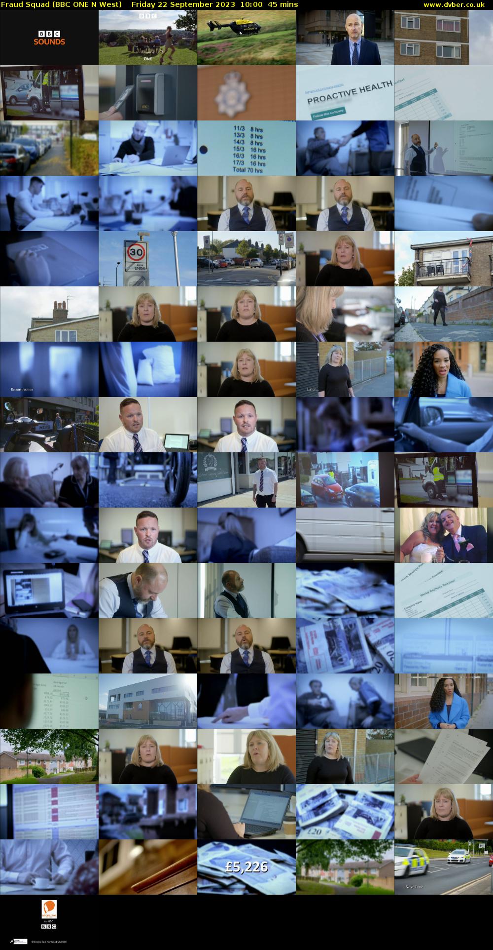 Fraud Squad (BBC ONE N West) Friday 22 September 2023 10:00 - 10:45