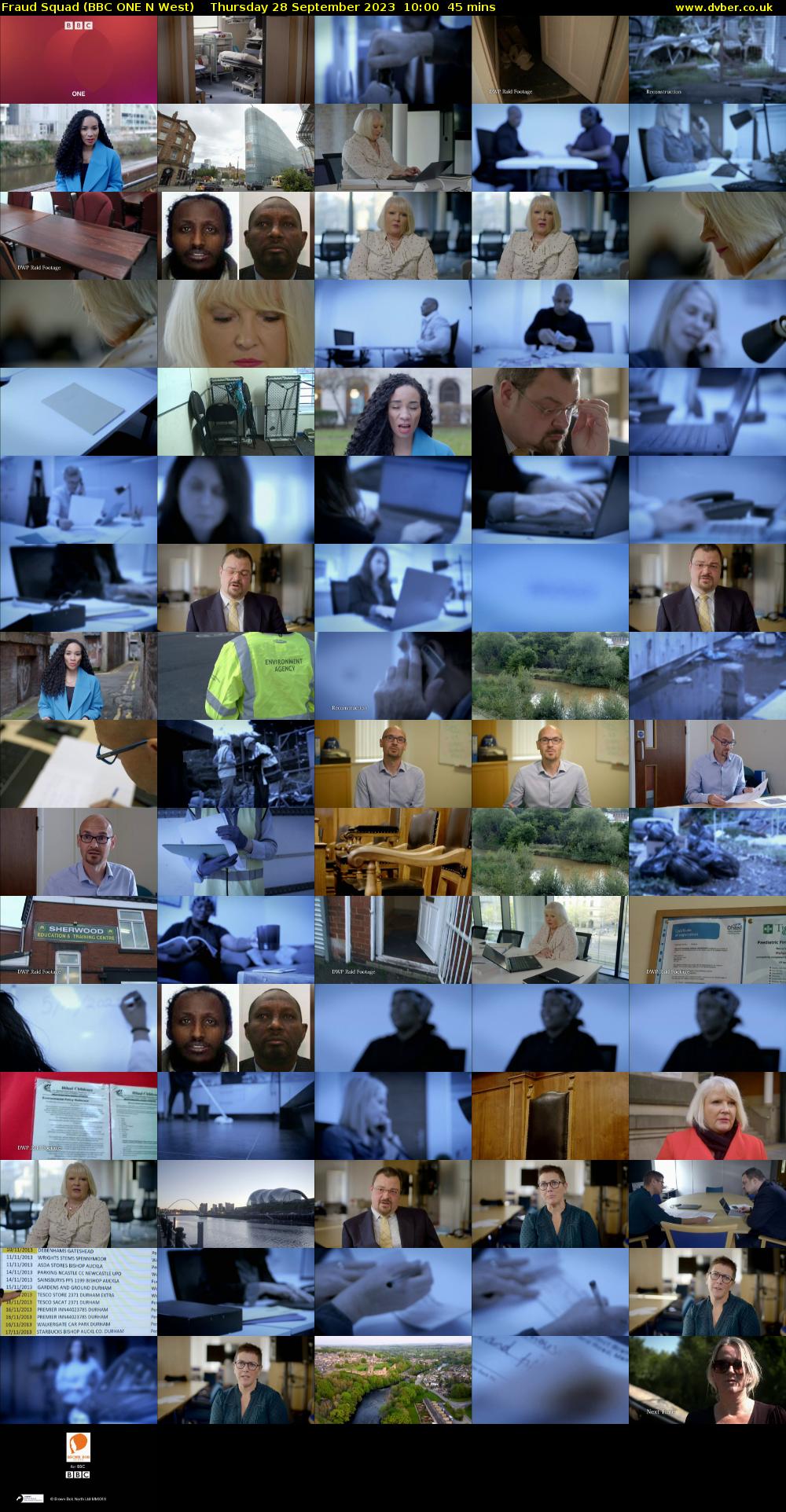 Fraud Squad (BBC ONE N West) Thursday 28 September 2023 10:00 - 10:45