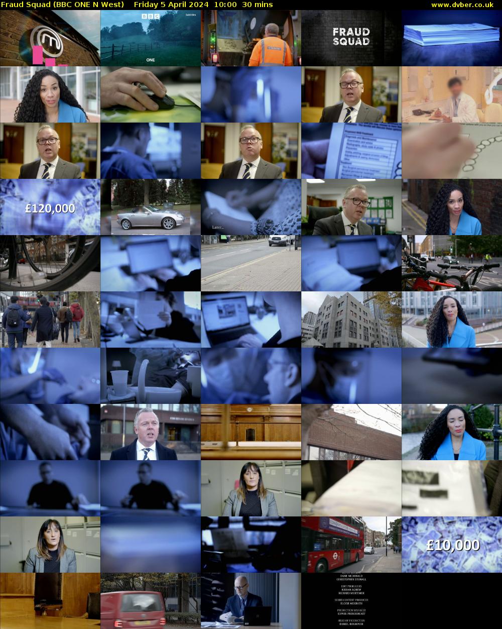 Fraud Squad (BBC ONE N West) Friday 5 April 2024 10:00 - 10:30
