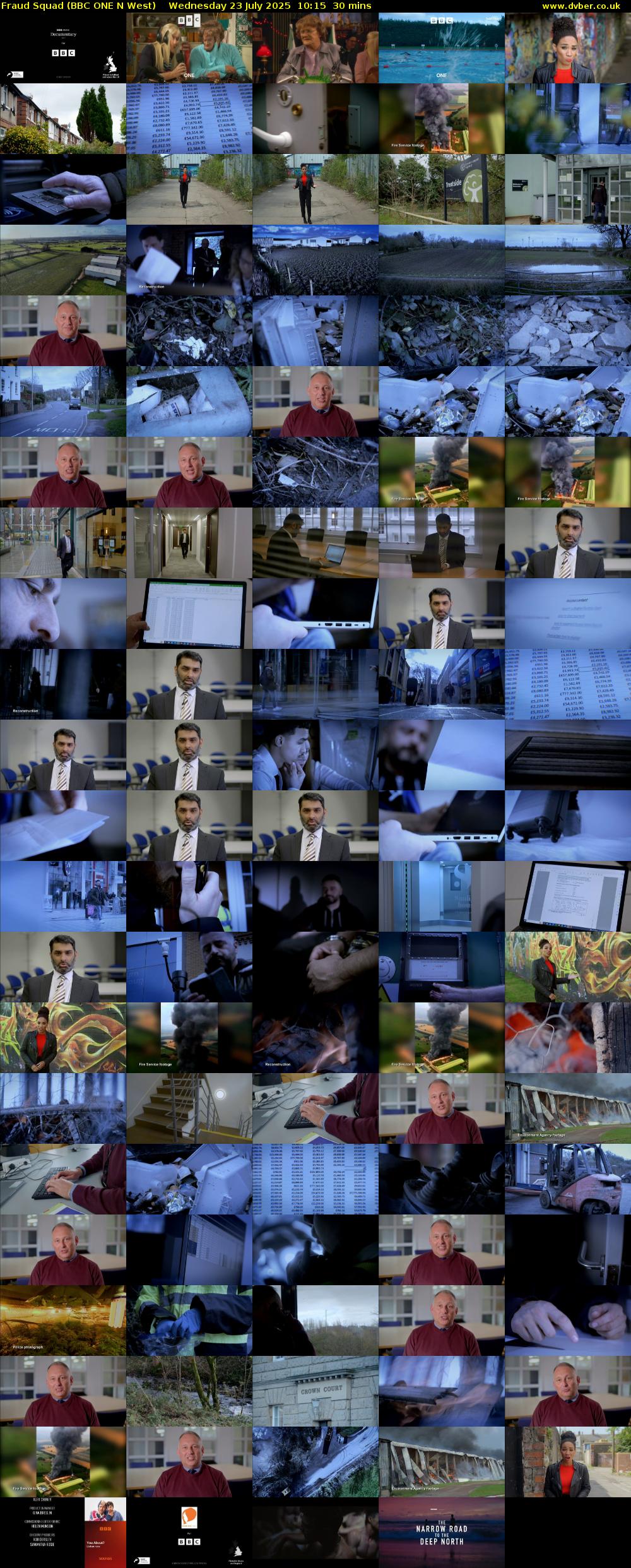 Fraud Squad (BBC ONE N West) Wednesday 23 July 2025 10:15 - 10:45