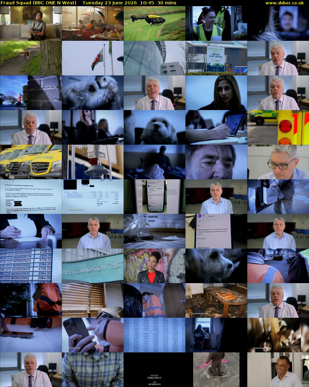 Fraud Squad (BBC ONE N West) Tuesday 23 June 2026 10:45 - 11:15