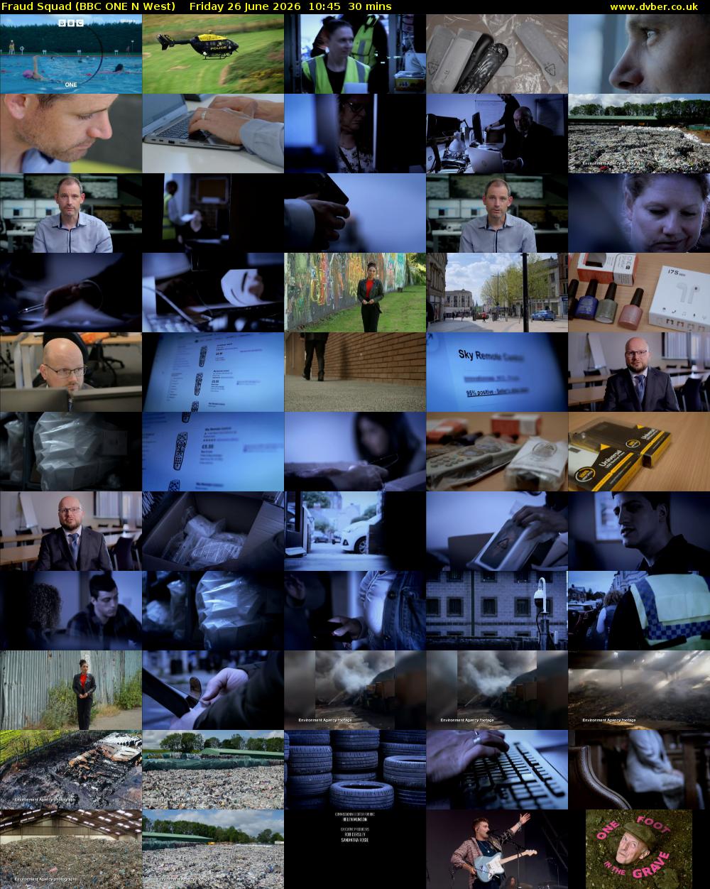 Fraud Squad (BBC ONE N West) Friday 26 June 2026 10:45 - 11:15