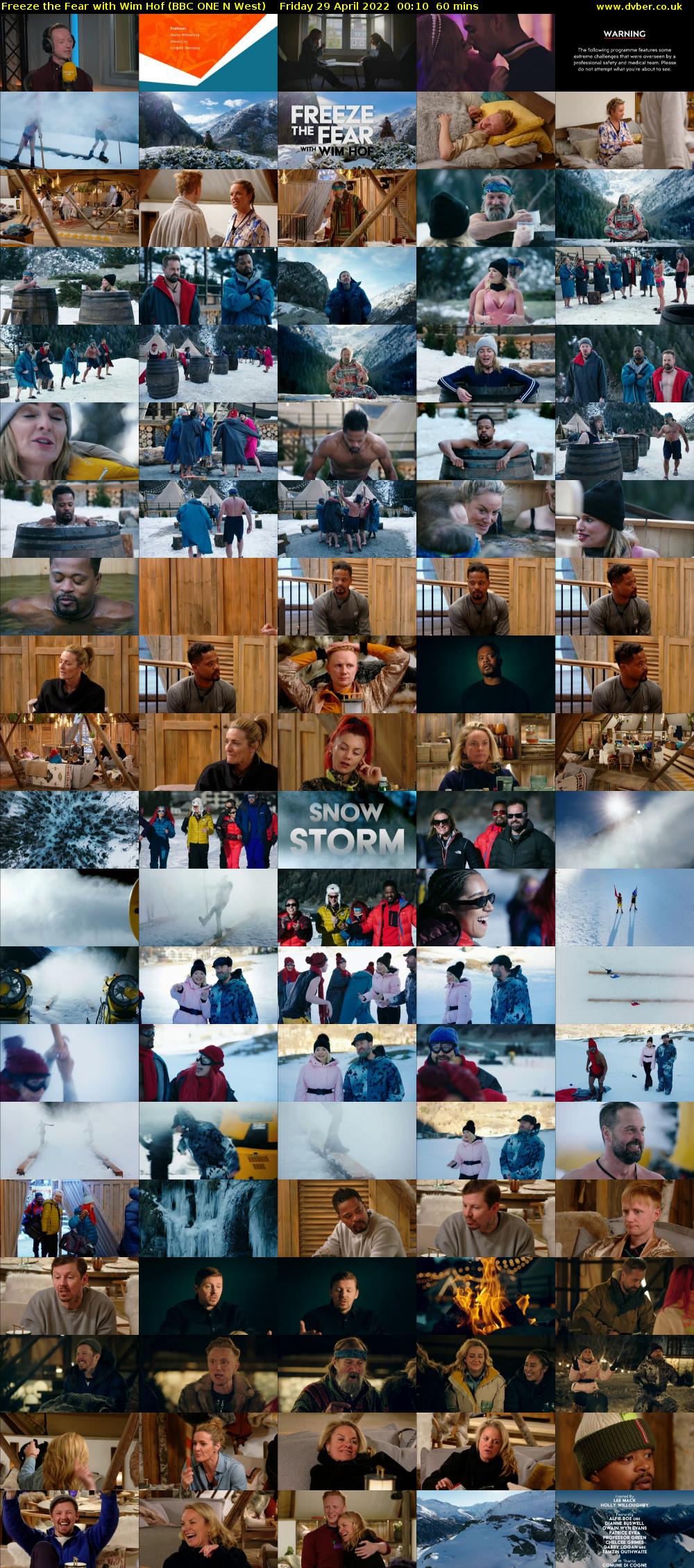Freeze the Fear with Wim Hof (BBC ONE N West) Friday 29 April 2022 00:10 - 01:10