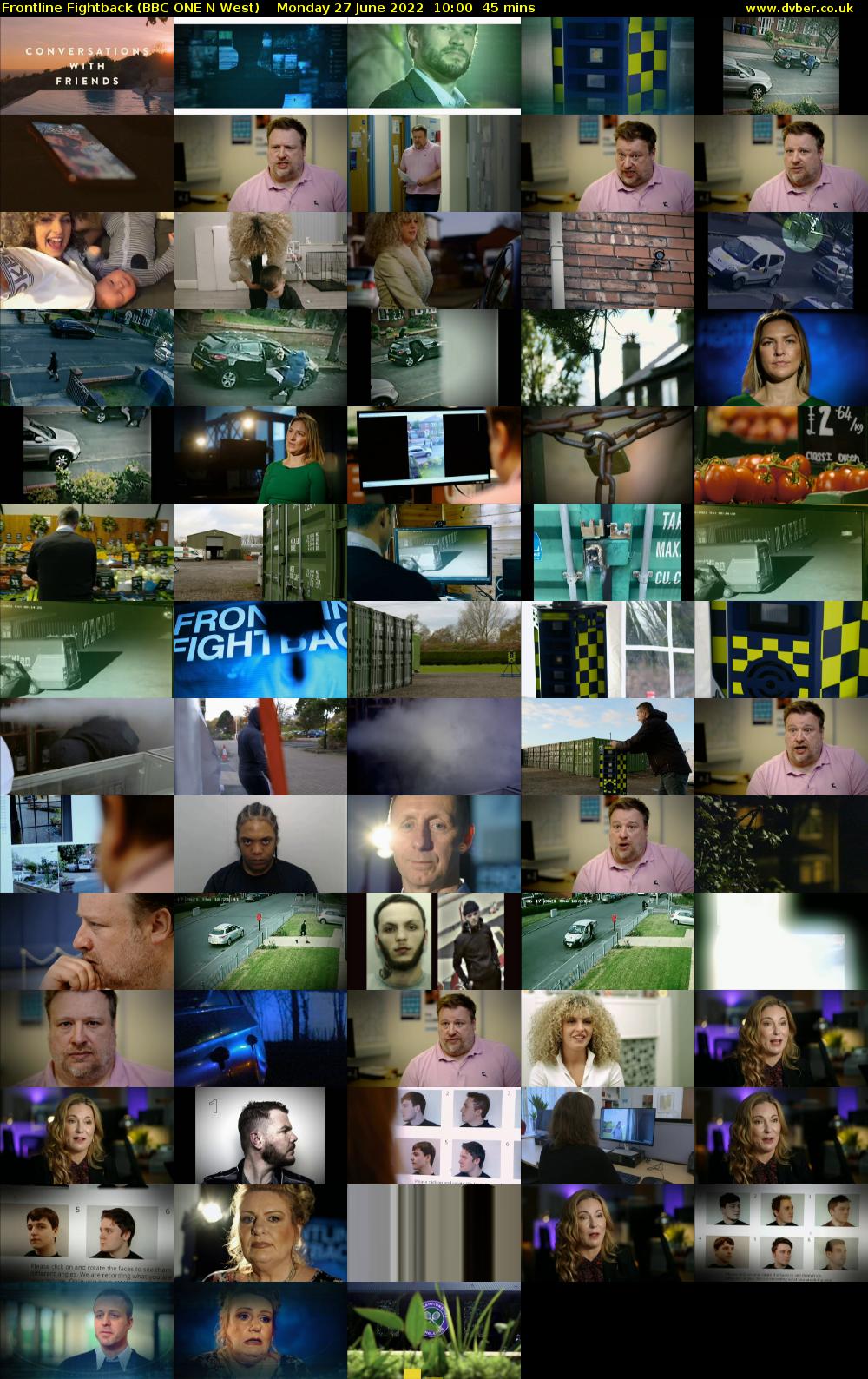 Frontline Fightback (BBC ONE N West) Monday 27 June 2022 10:00 - 10:45