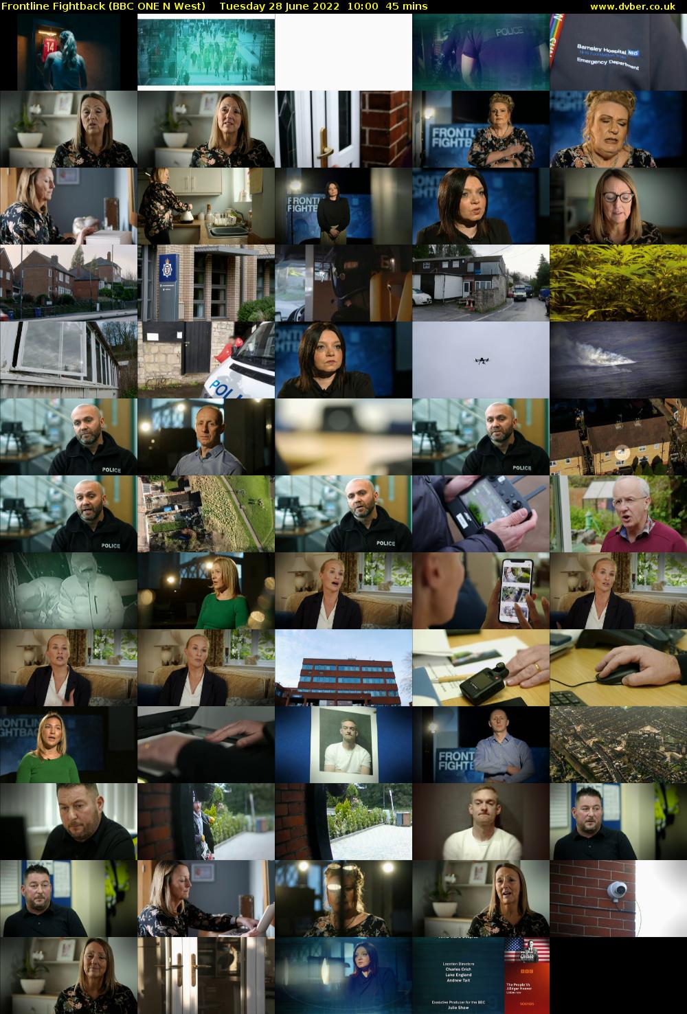 Frontline Fightback (BBC ONE N West) Tuesday 28 June 2022 10:00 - 10:45