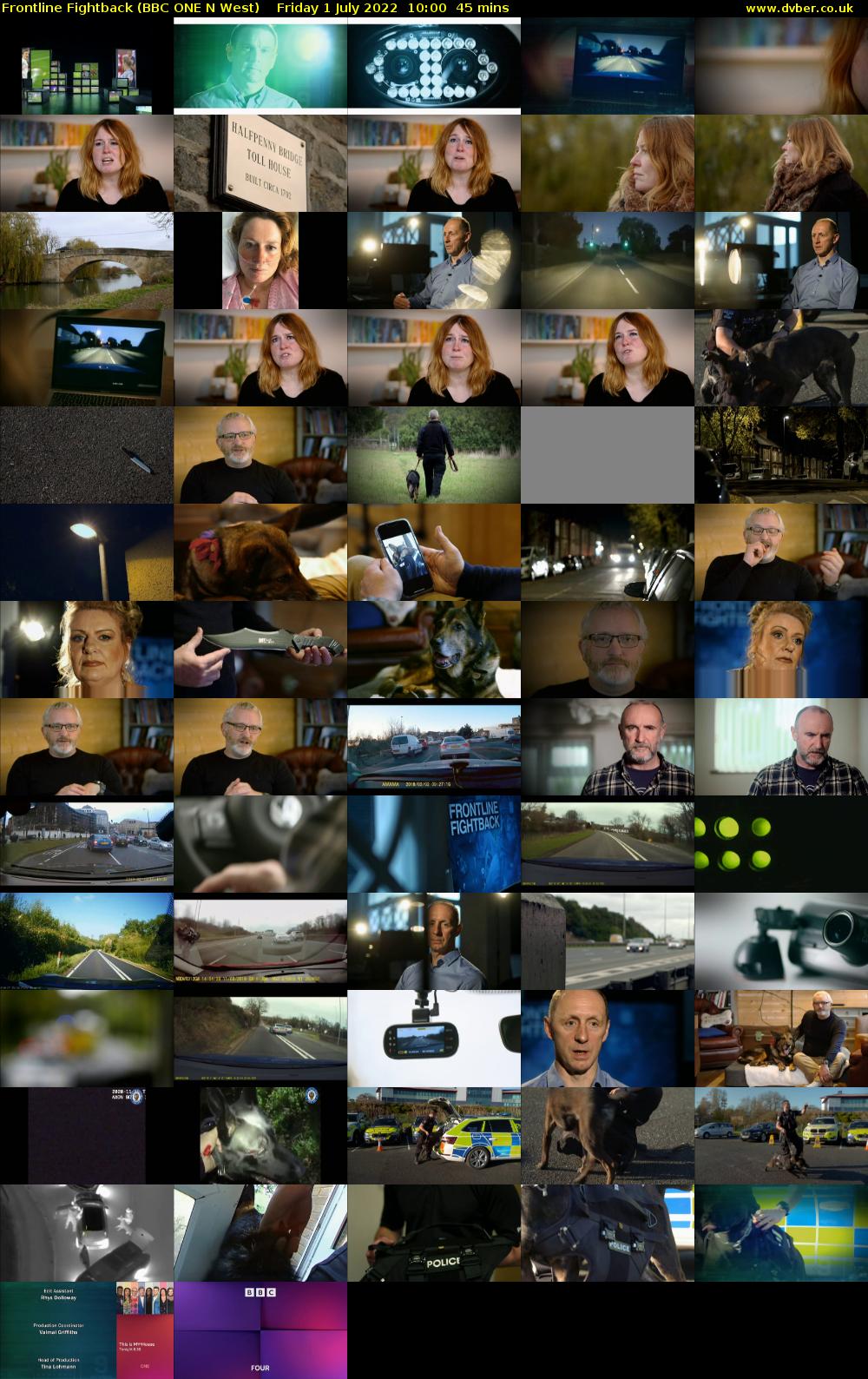 Frontline Fightback (BBC ONE N West) Friday 1 July 2022 10:00 - 10:45