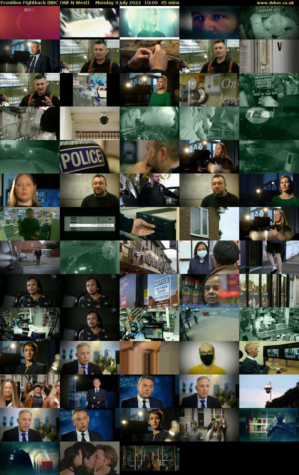 Frontline Fightback (BBC ONE N West) Monday 4 July 2022 10:00 - 10:45