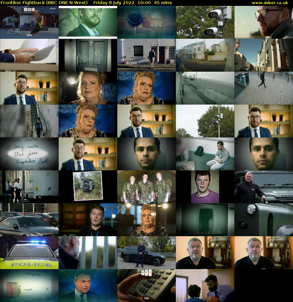 Frontline Fightback (BBC ONE N West) Friday 8 July 2022 10:00 - 10:45