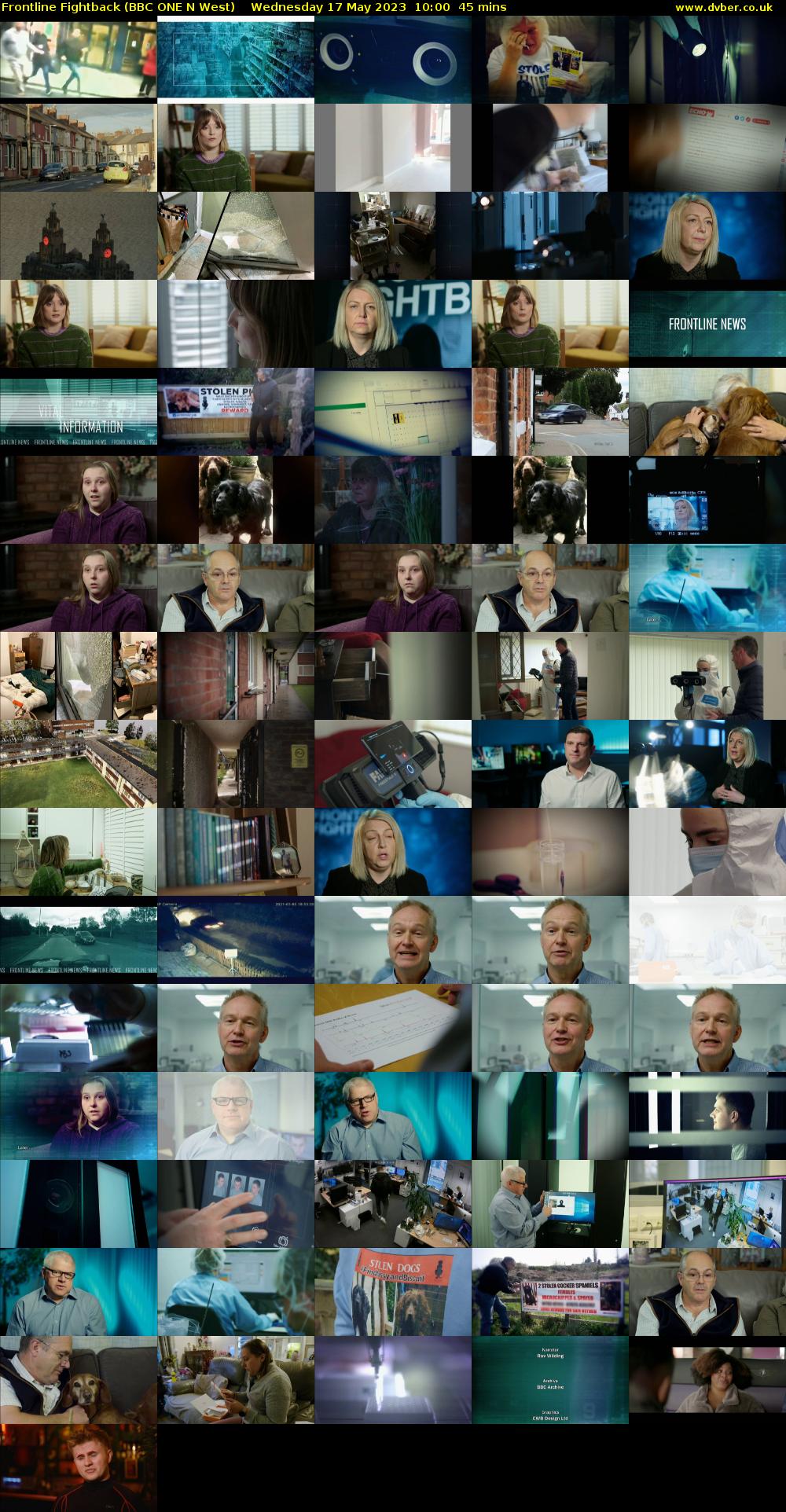 Frontline Fightback (BBC ONE N West) Wednesday 17 May 2023 10:00 - 10:45
