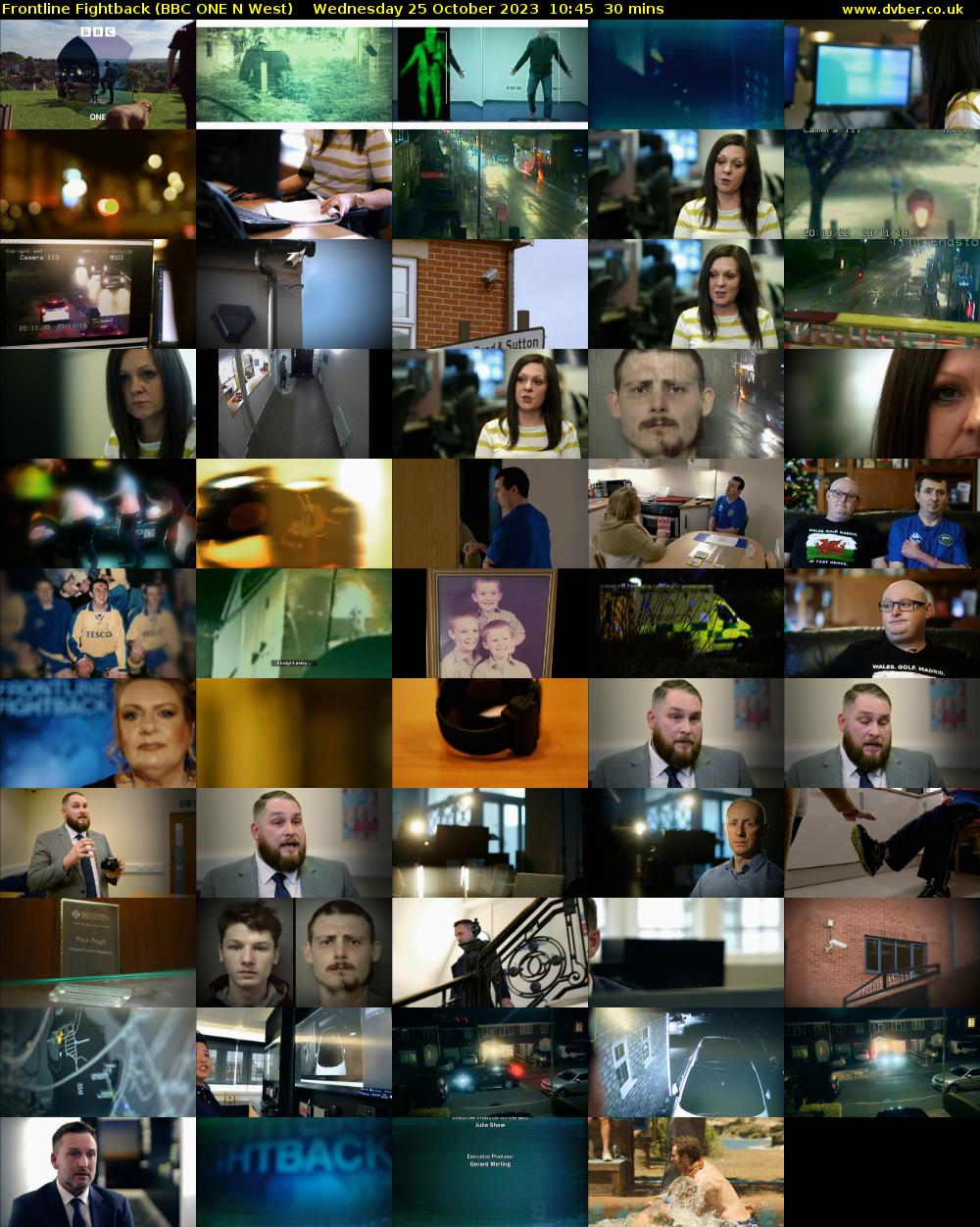 Frontline Fightback (BBC ONE N West) Wednesday 25 October 2023 10:45 - 11:15