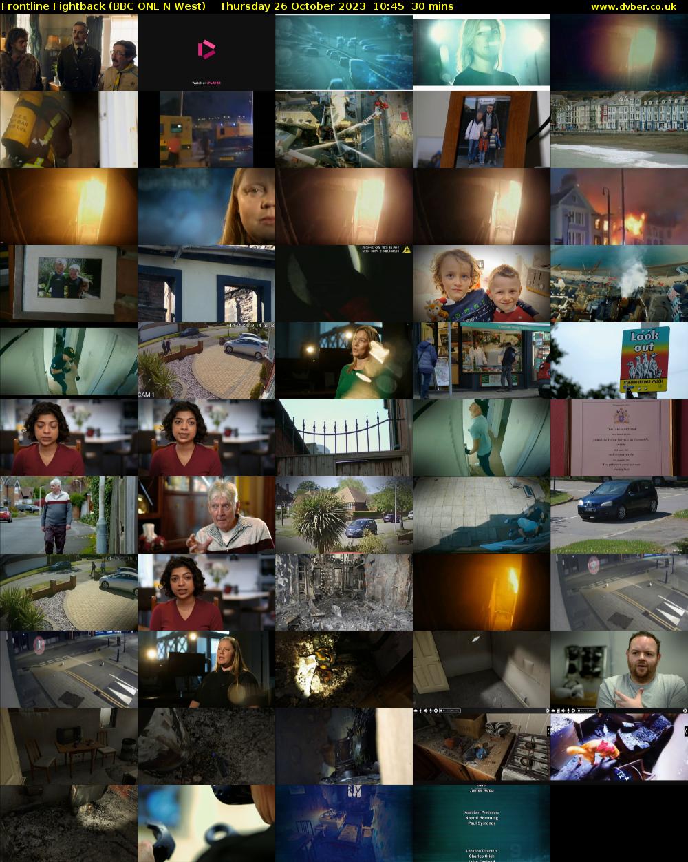 Frontline Fightback (BBC ONE N West) Thursday 26 October 2023 10:45 - 11:15
